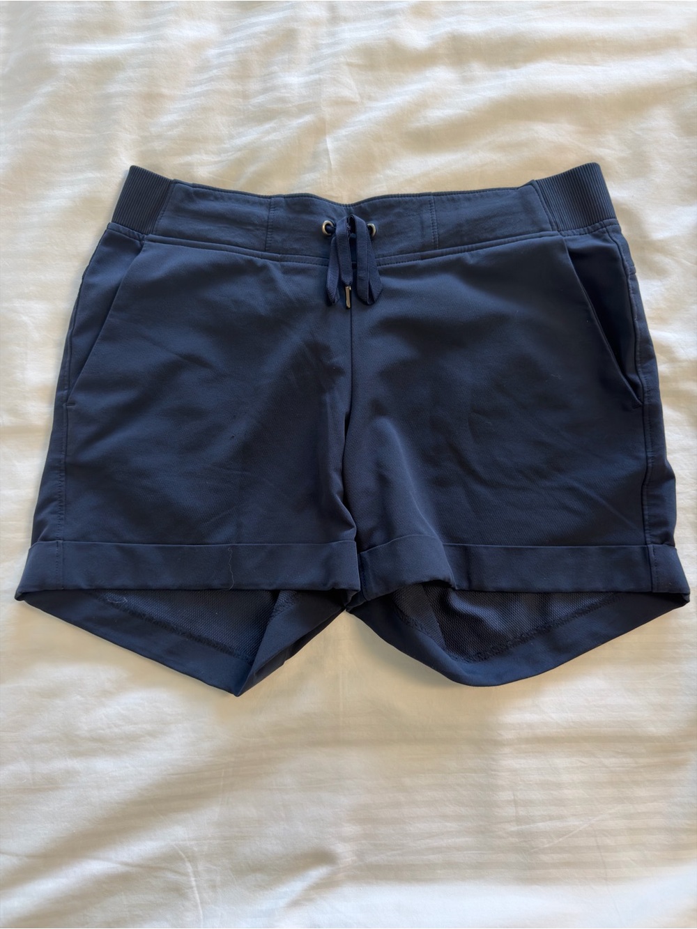 Athleta Women's Navy Drawstring Athletic Shorts